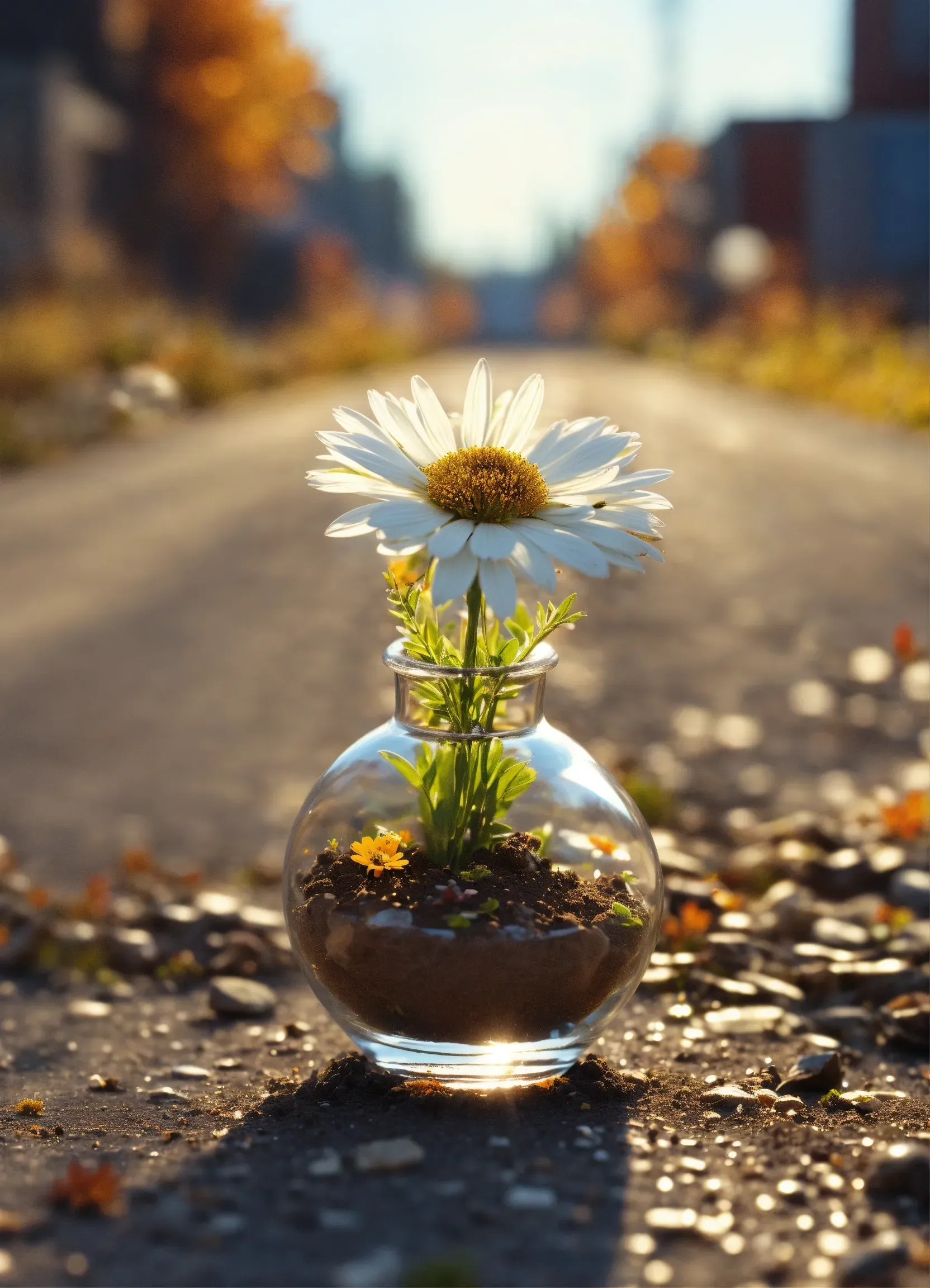 Natürliche Pflanzennahrung in Flasche