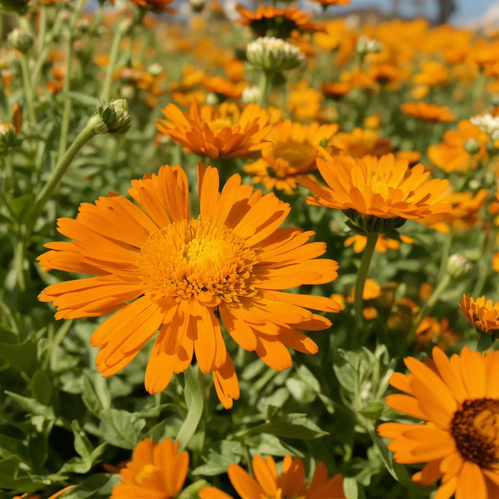 Bogenhanf Pflanze im dekorativen Topf